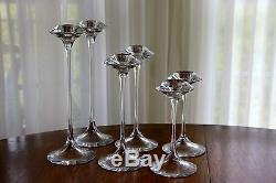 Kosta Boda Fanfare Candlesticks Set of 6