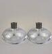 Kosta Boda Orrefors 2 Pluto 6 Clear Blown Candle Sticks Bergström Scandinavian