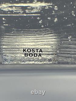 Kosta Boda STARLIGHT CANDLE STICK 2005 Bertil Vallien Scandinavian (Video360)