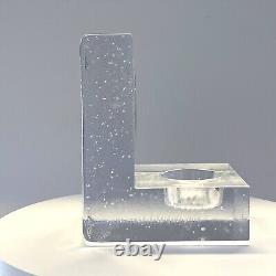 Kosta Boda STARLIGHT CANDLE STICK 2005 Bertil Vallien Scandinavian (Video360)