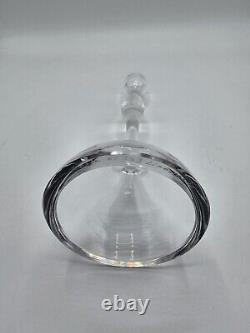 Kosta Boda Vicke Lindstrand Candle Stick Holders Crystal Art Glass Set Vintage