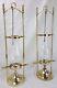 L@@k Nautical Brass Glass Adjustable Hurricane Candle Holders Ship Table Hanging