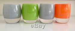 LOT 4 GLASSYBABY Votive Candle Holders Drinker Various Size Charles Grass Orange
