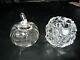 Lot-tiffany & Co Crystal Pumpkin Paperweight Halloween Decoration/ Candle Holder