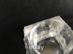 Lalique VOTIVE CANDLE HOLDER Masque de Femme France Iconic Beauty