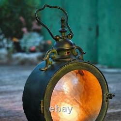 Lantern Vintage Metal Glass Wall Hanging Candle Holder Candlestick Wedding Decor