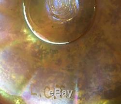 Large Antique Tiffany Studios Favrile Irridescent Art Glass Candle Holder