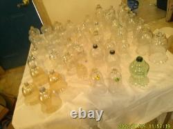 Large Collection Of Decorative Glass Sconce Cup Candle Holders Variety