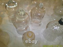 Large Collection Of Decorative Glass Sconce Cup Candle Holders Variety