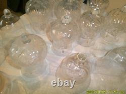 Large Collection Of Decorative Glass Sconce Cup Candle Holders Variety