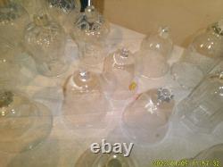 Large Collection Of Decorative Glass Sconce Cup Candle Holders Variety