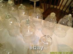 Large Collection Of Decorative Glass Sconce Cup Candle Holders Variety
