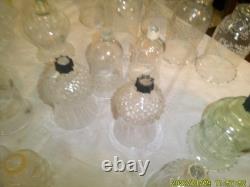 Large Collection Of Decorative Glass Sconce Cup Candle Holders Variety