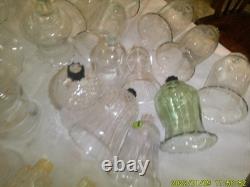 Large Collection Of Decorative Glass Sconce Cup Candle Holders Variety