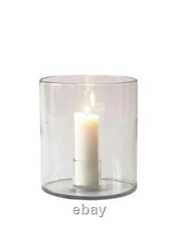 Large Handmade Glass Candle Holder Hurricane