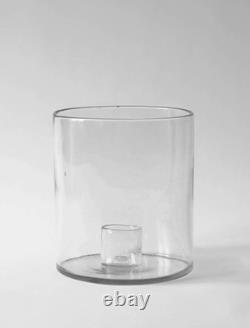 Large Handmade Glass Candle Holder Hurricane