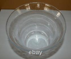 Large Partylite Replacement Glass Hurricane Seville 3 Wick Candle Holder