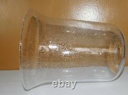 Large Partylite Replacement Glass Hurricane Seville 3 Wick Candle Holder