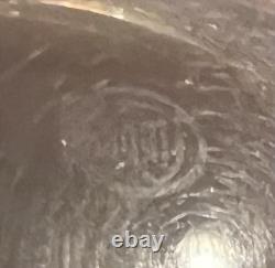 Libbey Knickerbocker Blown Glass Candlestick Candle Holder Square Base Pair 1940