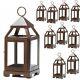 Lot 10 Copper Bronze 8.75 Small Lantern Candle Holder Wedding Centerpieces