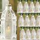 Lot 10 Enchanting 12 White Lantern Candleholder Wedding Centerpieces