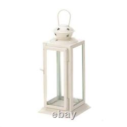 Lot 10 Starry Cutout Lantern 8 Small White Candle Holder Wedding Centerpieces