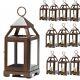 Lot 15 Copper Bronze 8.75 Small Lantern Candle Holder Wedding Centerpieces