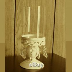 Lot 15 Ivory Hurricane Lantern Candle Holder Candelabra Wedding Centerpieces