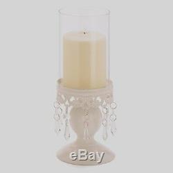 Lot 15 Ivory Hurricane Lantern Candle Holder Candelabra Wedding Centerpieces