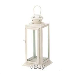 Lot 15 Starry Cutout Lantern 8 Small White Candle Holder Wedding Centerpieces