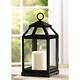 Lot Of 10 Black Wedding Malta Table Centerpieces Candle Holder Lanterns 12 Tall