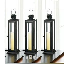 Lot of 10 Tower Lantern Candle Holder Wedding centerpieces 12.2 Tall- Set