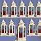 Lot Of 15 White Lantern Small 10 Candle Holder Wedding Centerpieces