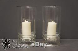 Lot of 64 Vintage Dansk Designs Candles Tapers Holders Hurricane Glass Votive