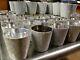Lot Of 86 Silver Sparkle Mercury Glass Votive Tealight Candle Holders, 3d X 3h