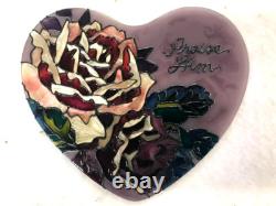 Lot of 96 Joan Baker Suncatcher Heart Shaped Candle Holders w Stand
