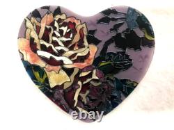 Lot of 96 Joan Baker Suncatcher Heart Shaped Candle Holders w Stand