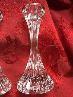 MIB FLAWLESS Exquisite BACCARAT Pair Massena Crystal CANDLESTICK CANDLE HOLDERS
