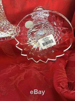 MIB FLAWLESS Exquisite WATERFORD Crystal SEA JEWEL 2 CANDLE CANDLESTICK HOLDERS