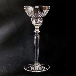MIKASA ARCTIC LIGHTS TALL SINGLE CANDLE HOLDERS, Cut Lead Crystal, 8 1/2, 2PCS