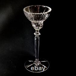 MIKASA ARCTIC LIGHTS TALL SINGLE CANDLE HOLDERS, Cut Lead Crystal, 8 1/2, 2PCS