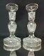 Mint Condition! Vintage Waterford Alana 8 (20.5 Cm) Crystal Candlesticks Signed