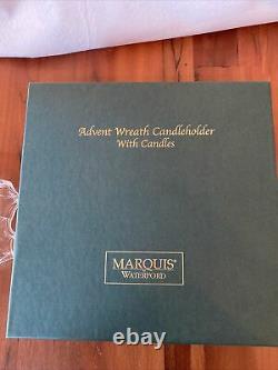 Marquis by Waterford Crystal Beautiful Advent Wreath Candle Holder Germany