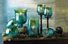 Mediterranean Tide Candle Holders Green Blue And Gold