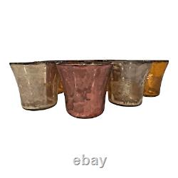 Mercury & Flash Glass Candle Holder Votive Set of 9 Owned by Martha Stewart