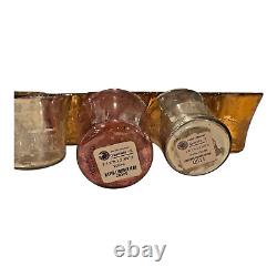 Mercury & Flash Glass Candle Holder Votive Set of 9 Owned by Martha Stewart