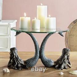 Mermaid Duet Table Server Candle Holder Centerpiece Sculpture SPI Home 34736