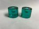 Midcentury Swedish Art Glass Candleholders By Chr. Sjogren For Lindshammar