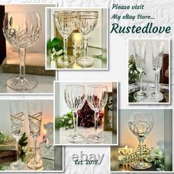 Mixed Crystal Candle Holders Set 7 Glass Candlesticks Wedding Centerpiece