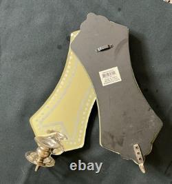 Modern Wall Mirrored Etched Glass Venetian Style Wall Mirrored Candle holders
